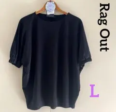 アベイル　RagOut カノコドルマン　カットソー　クールタッチ　黒　Lのサムネイル