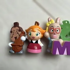 アンパンマン、指人形　ゆび人形　みみ先生チェロヒキーさん　ドレミひめ　5種類