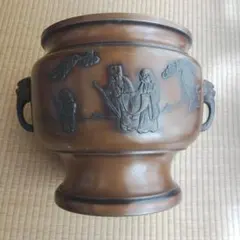 薄端 唐銅 花器 生け花 華道具 共箱付き 金谷浄雲 - メルカリ