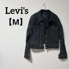 美品✨Levi's ブラックデニムジャケット【M】