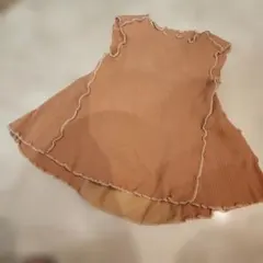 プティマイン　タンクトップ　ピンク　リボン　90