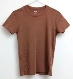 (即購入可)UNIQLO U ブラウン 半袖Tシャツ M　U23