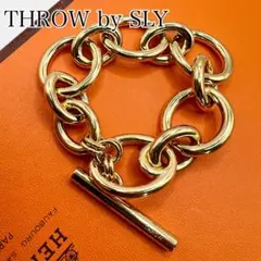 THROW by SLY スロウ　チェーン　メタル　ブレスレット　ゴールドカラーのサムネイル