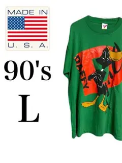 美品　90's ヴィンテージ　ダフィー・ダック Tシャツ L