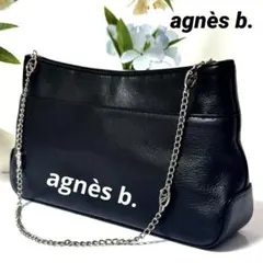 【美品】agnès b. VOYAGE アニエスベーミニショルダーバッグ 本革