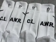 NIKEバスケソックスLサイズ　白2足セット