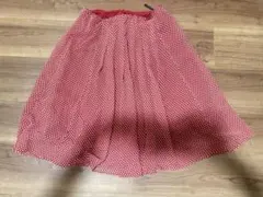 Paul Smith ハート柄 フレアスカート レッド 40のサムネイル