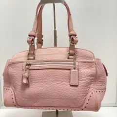 COACH コーチ　ミニボストン　ヴィンテージ　Y2K ピンク　5031