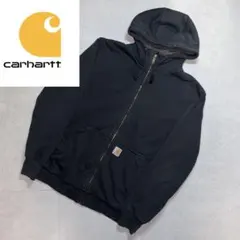 Carhartt 裏ボア フルジップパーカー 黒 メンズ M カーハート