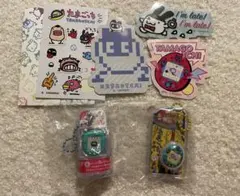 おかしなたまごボーロっち3 キーホルダー　ステッカー　セット