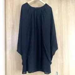 [最終値下げ] ブラック　ワンピース　LL