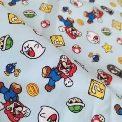 《50×70》マリオ ゲーム 任天堂 はぎれ 布 生地