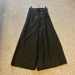 ハイウエスト ワイドパンツ