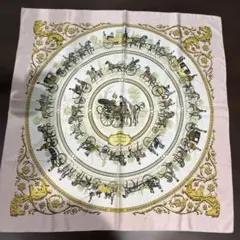 HERMES カレ バンダナ 汽車柄 ホワイト | Mercari