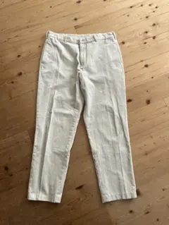 新品未使用品 ホワイト コーデュロイ ワイドパンツ