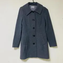 【美品】セオリーリュクス theory luxe ウールコート グレー 　M
