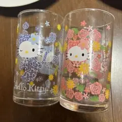 キティ ミニグラスセット 花 | Mercari