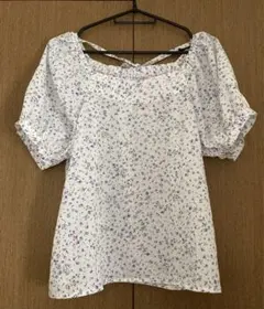 MAJESTIC LEGON マジェスティックレゴン 花柄ブラウス トップス