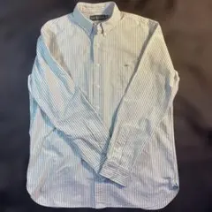 POLO ラルフローレン　ストライプぺパーミントグリーンシャツ