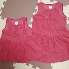 babyGAP　ジャンパースカート　姉妹コーデ