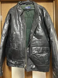 90s ポロラルフローレン レザージャケットのサムネイル