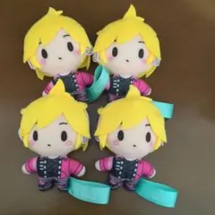 プロセカ ふわぷちマスコット ストリートのセカイの鏡音レン 4体セット