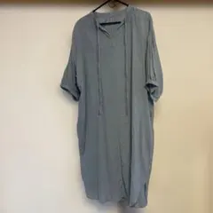 SEASON REASON ロングワンピース ブルーグレー M