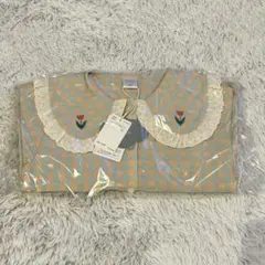 futafuta ギンガムチェック 長袖ブラウス 100