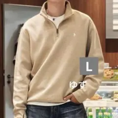 【大人気】POLO RALPH LAUREN：ハーフジップスウェット　トレーナー