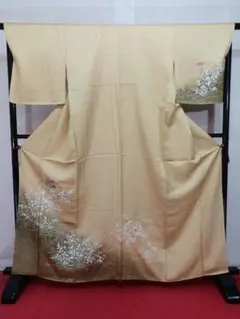 ［付下げ］新品未使用品　保管中の汚れ有り　花紋様　K-618