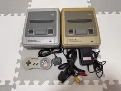 任天堂 スーパーファミコン 本体 2台セット コントローラー付き