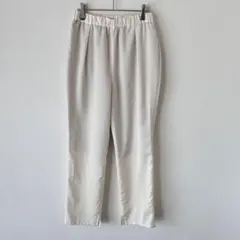 ホワイト ワイドパンツ