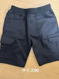 COMME CA ISM ブラックハーフパンツ 90サイズ