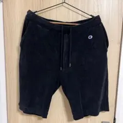 RHC ブラックショートパンツ タオル生地　チャンピオンコラボ