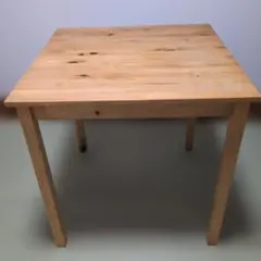【引き取り限定】木製 正方形テーブル デスク 作業台 73×73×73