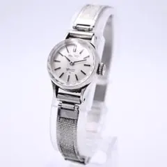SEIKO 1140-0060 レディース 手巻き 腕時計 シルバー 稼働品
