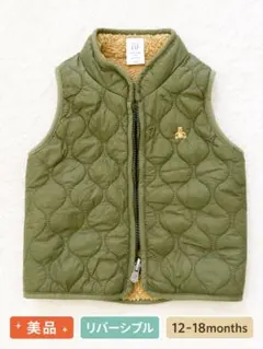 babyGAP ベビーベスト 12-18months カーキ