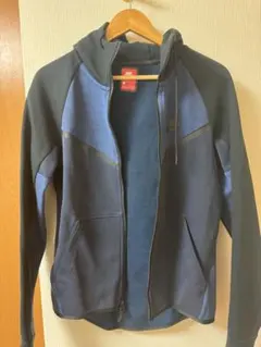 Nike フルジップパーカー S ネイビー/ブラック