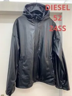 DIESEL ディーゼル ジップアップ フェイクレザージャケット A12599