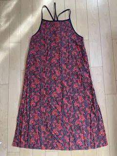 niko and ニコアンドペイズリー柄キャミワンピース　L