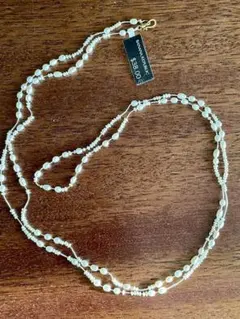 BANANA REPUBLIC フェイクパールロングネックレス