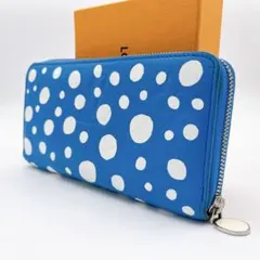 ルイヴィトン×草間彌生 モノグラムアンプラント ジッピーウォレット　M81954