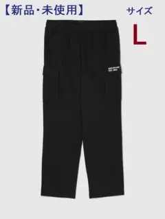 GAP ミニGAPロゴ カーゴパンツヴィンテージ ソフト （L）ブラック