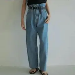 ànuke アンヌーク　Waist Tuck Denim 36