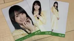 乃木坂46 2024.May-Ⅱ レモンイエロー 生写真 賀喜遥香 3種コンプ
