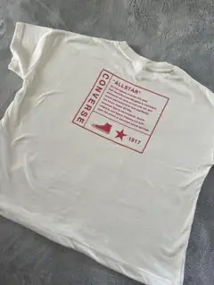 CONVERSE ALLSTAR Tシャツ ホワイト　中古