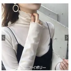 ⭐️未使用⭐️タートルネックメロウシアートップス M dk867
