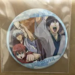 銀魂　トレーディングホログラム缶バッジ　万事屋　銀時　神楽　新八