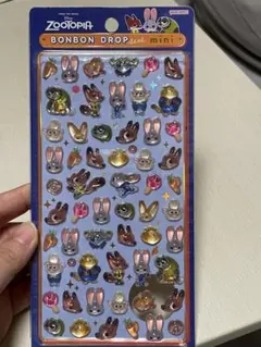 【正規品】ボンボンドロップシール　ディズニー　ズートピア　ミニ