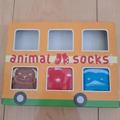 アニマル　ベビー靴下size新生児～６ヵ月位